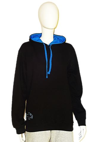 Hoodie zweifarbig