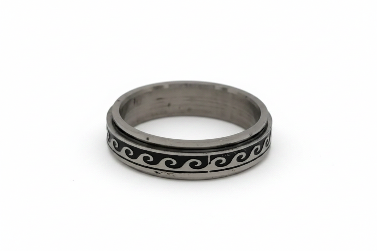 Spinner Ring weißer Hintergrund