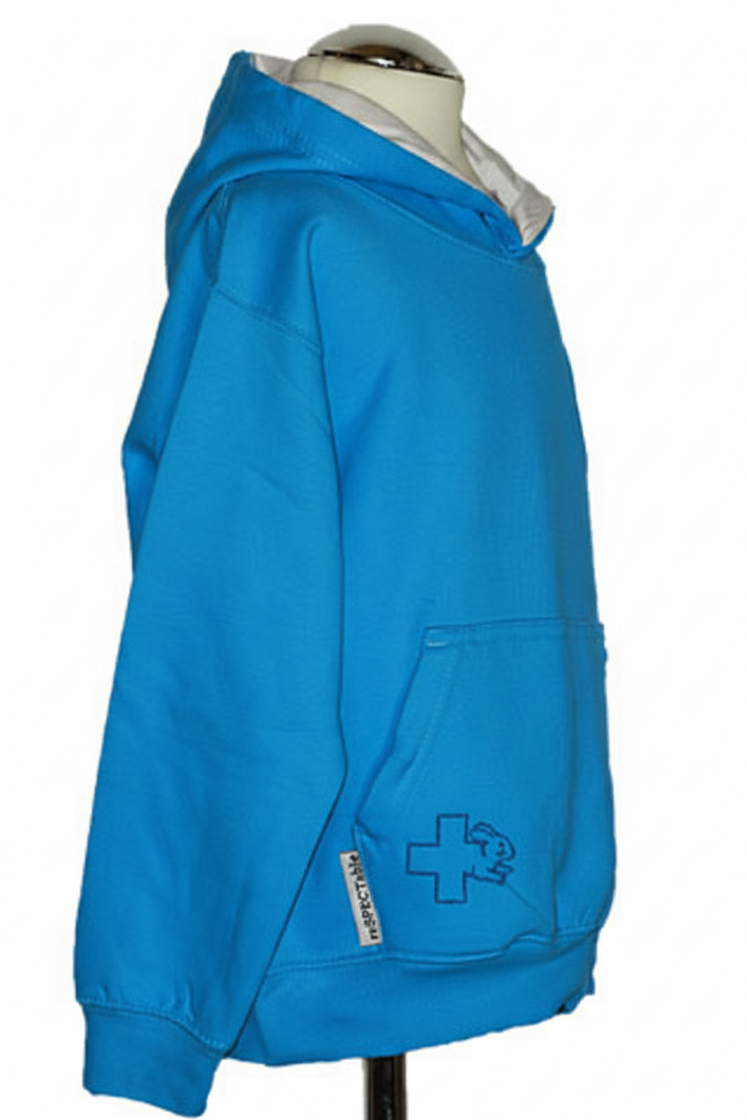 Sapphire Blue Hoodie Seitenansicht