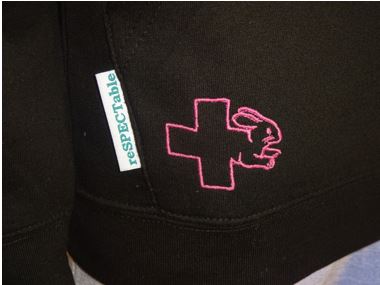 Hoodie zweifarbig